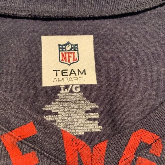 New England Patriots Nfl Large Woman's Shirt Blue - Picture 2 of 4